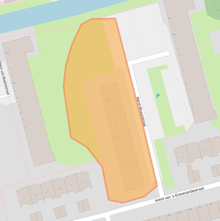 Kaart van postcodegebied 3067JE.