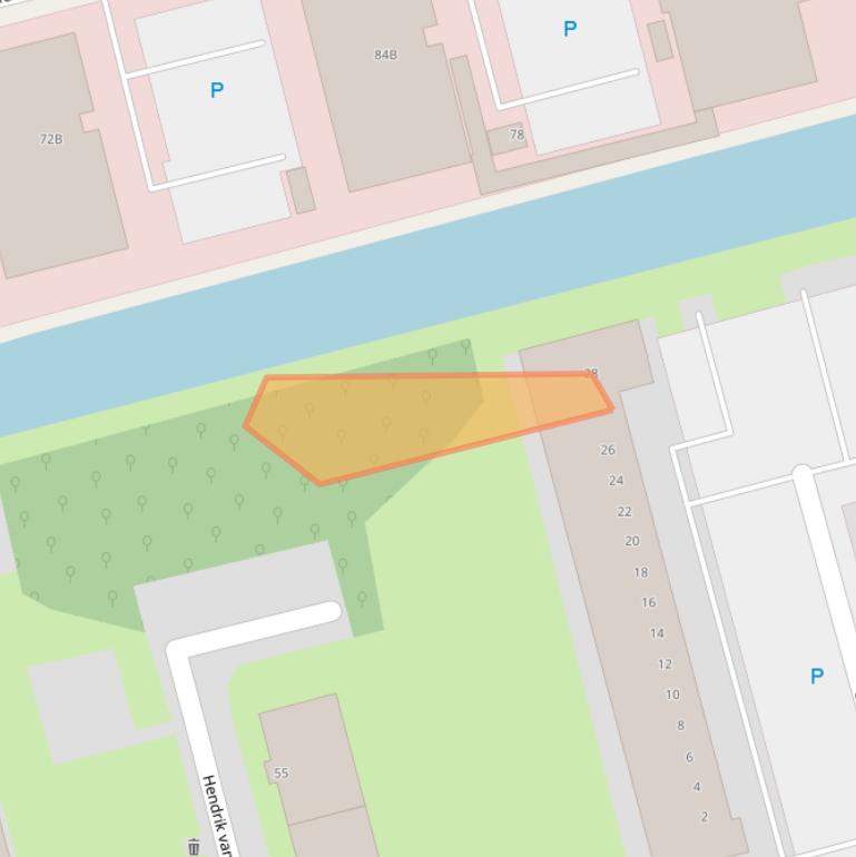 Kaart van postcodegebied 3067JL.