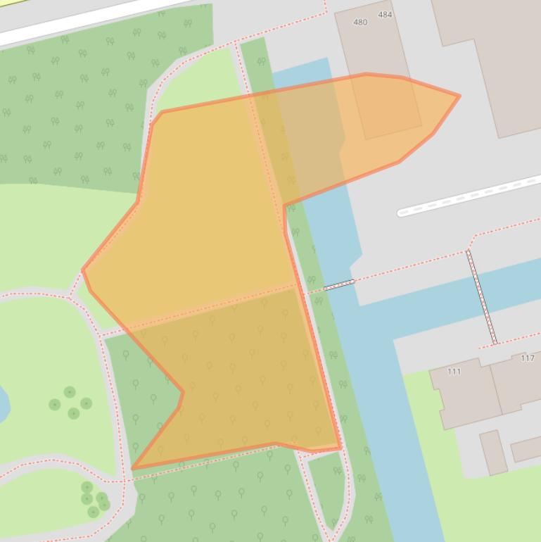 Kaart van postcodegebied 3067JZ.