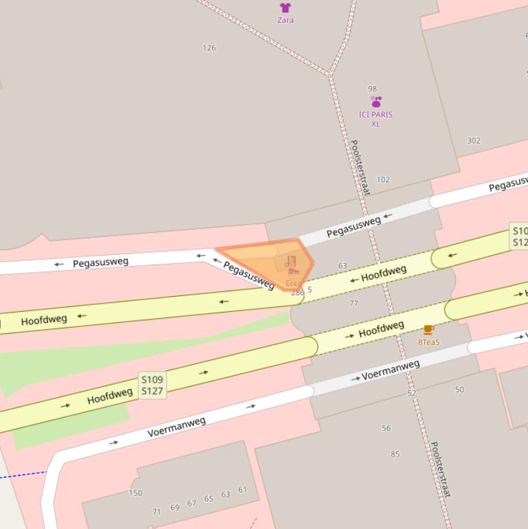 Kaart van postcodegebied 3067KW.