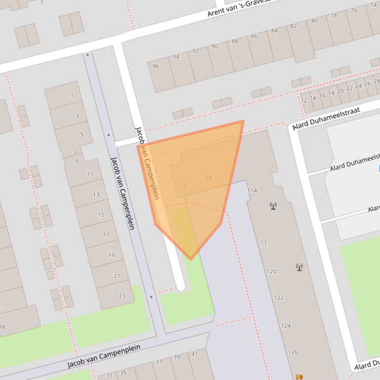 Kaart van postcodegebied 3067LB.