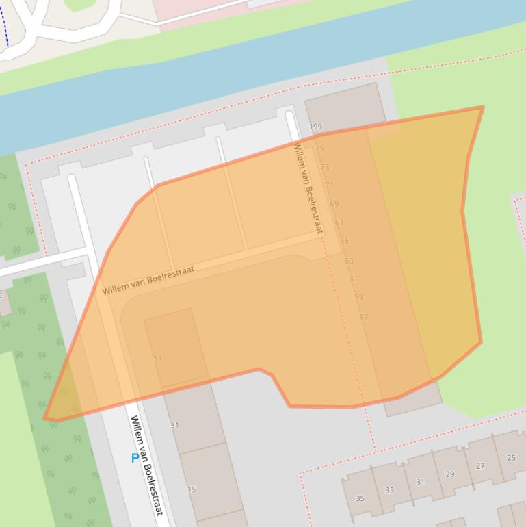 Kaart van postcodegebied 3067LN.