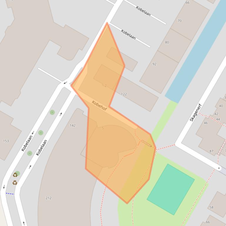 Kaart van postcodegebied 3067MC.