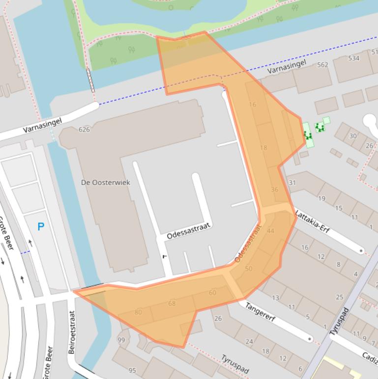 Kaart van postcodegebied 3067MG.