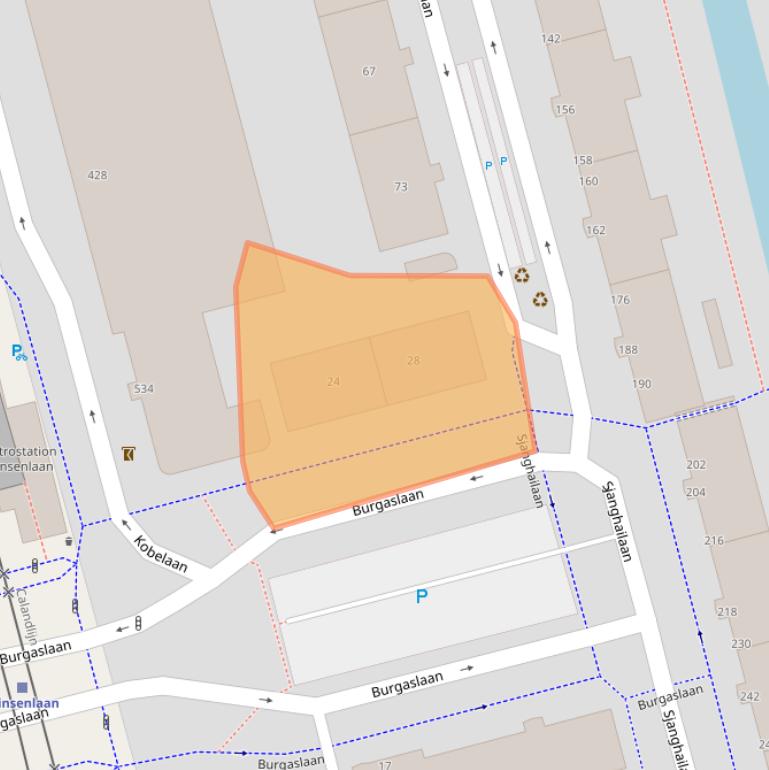 Kaart van postcodegebied 3067ML.