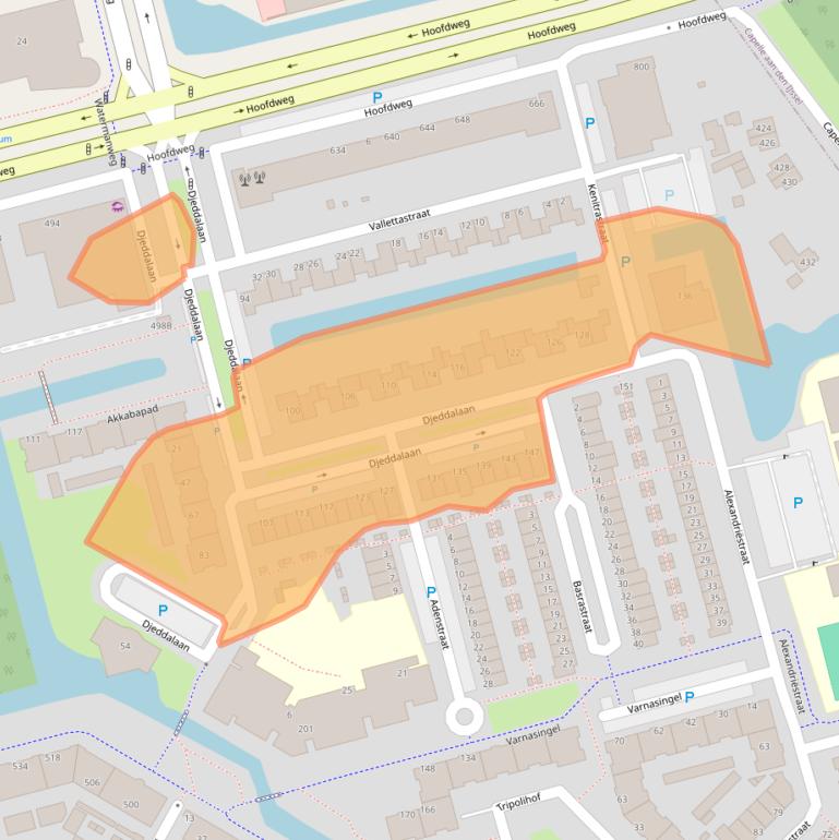 Kaart van postcodegebied 3067MT.