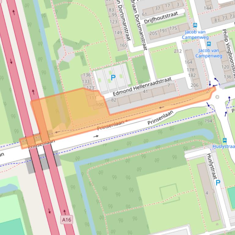 Kaart van postcodegebied 3067NT.