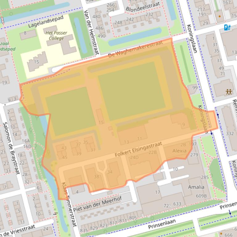 Kaart van postcodegebied 3067NW.