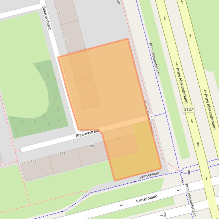 Kaart van postcodegebied 3067PB.