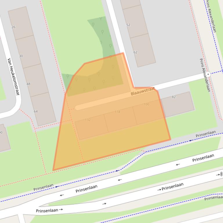 Kaart van postcodegebied 3067PC.