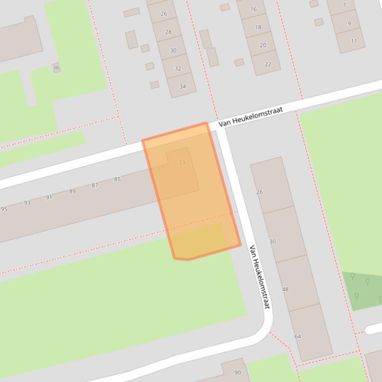 Kaart van postcodegebied 3067PD.