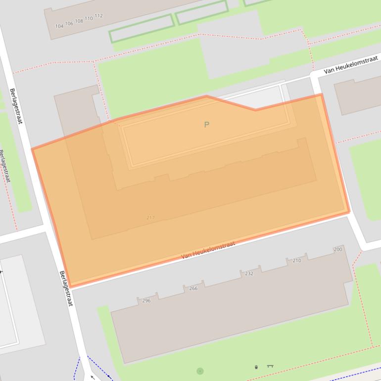 Kaart van postcodegebied 3067PG.