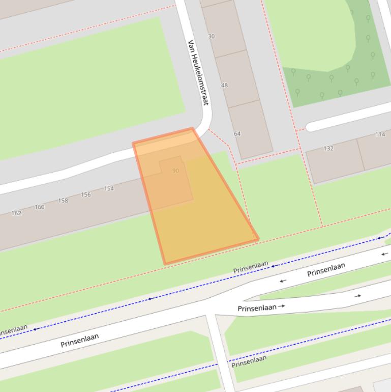 Kaart van postcodegebied 3067PK.