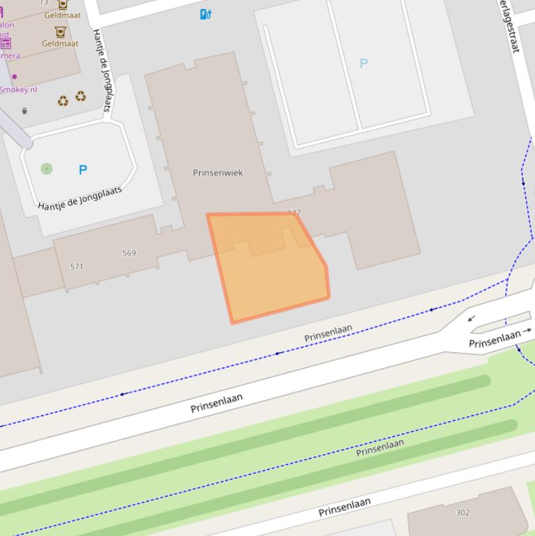 Kaart van postcodegebied 3067TX.