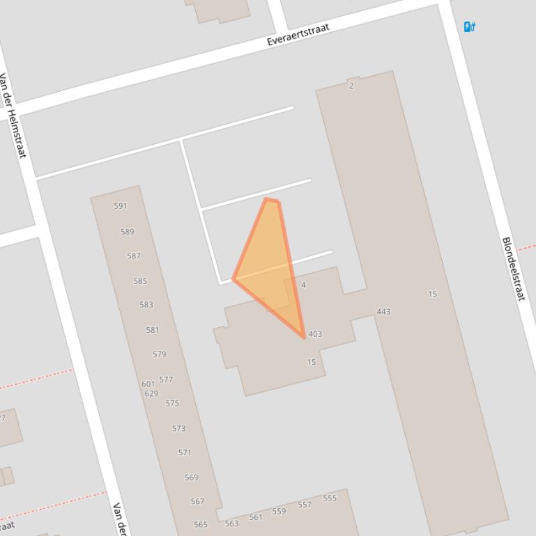 Kaart van postcodegebied 3067VN.