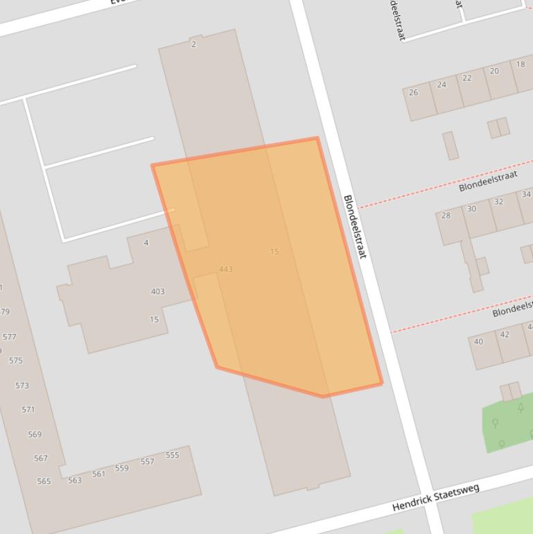 Kaart van postcodegebied 3067VW.