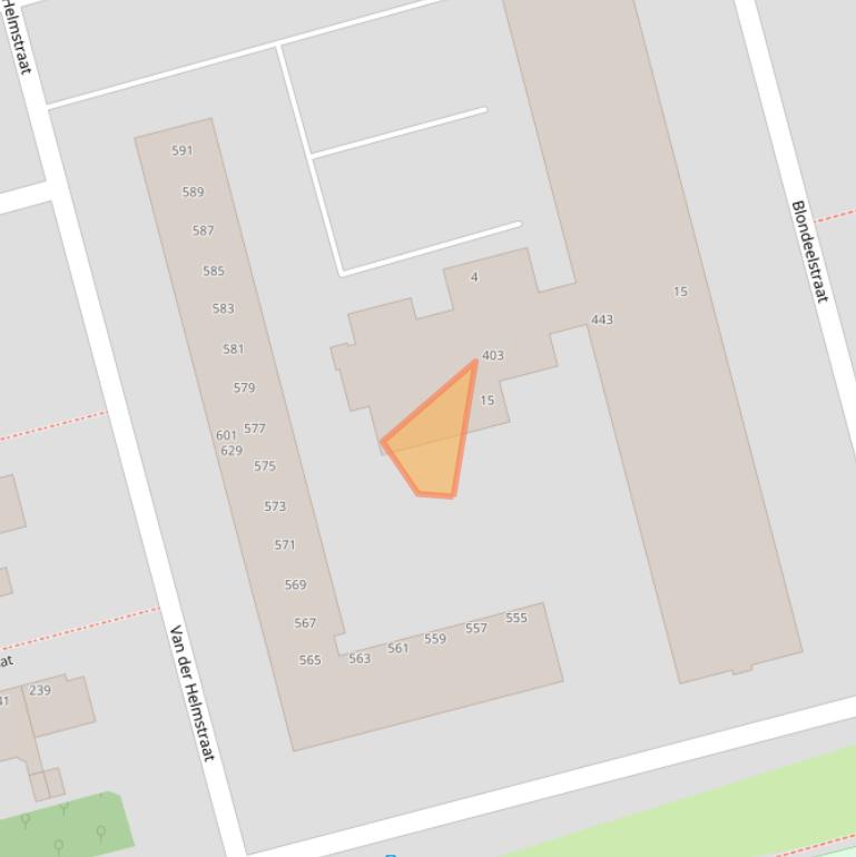 Kaart van postcodegebied 3067VX.