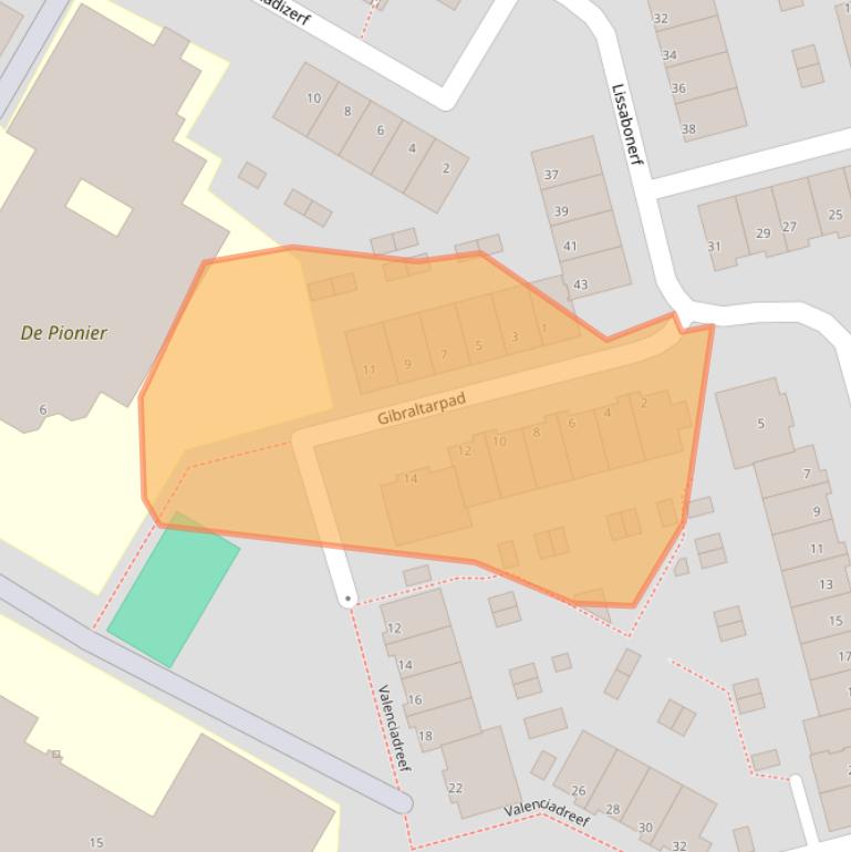Kaart van postcodegebied 3067WE.
