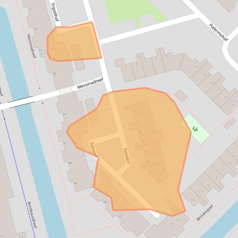 Kaart van postcodegebied 3067WV.