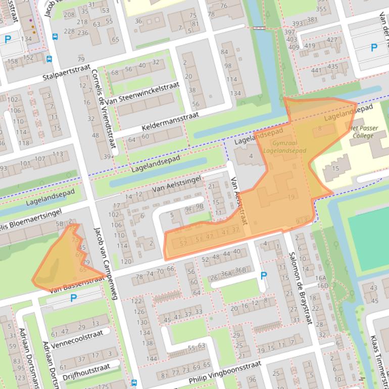 Kaart van postcodegebied 3067XC.