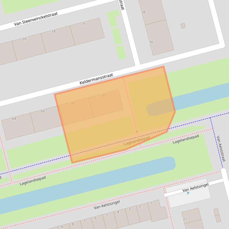 Kaart van postcodegebied 3067XL.