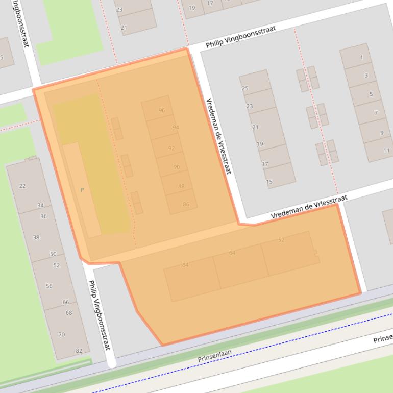 Kaart van postcodegebied 3067ZL.