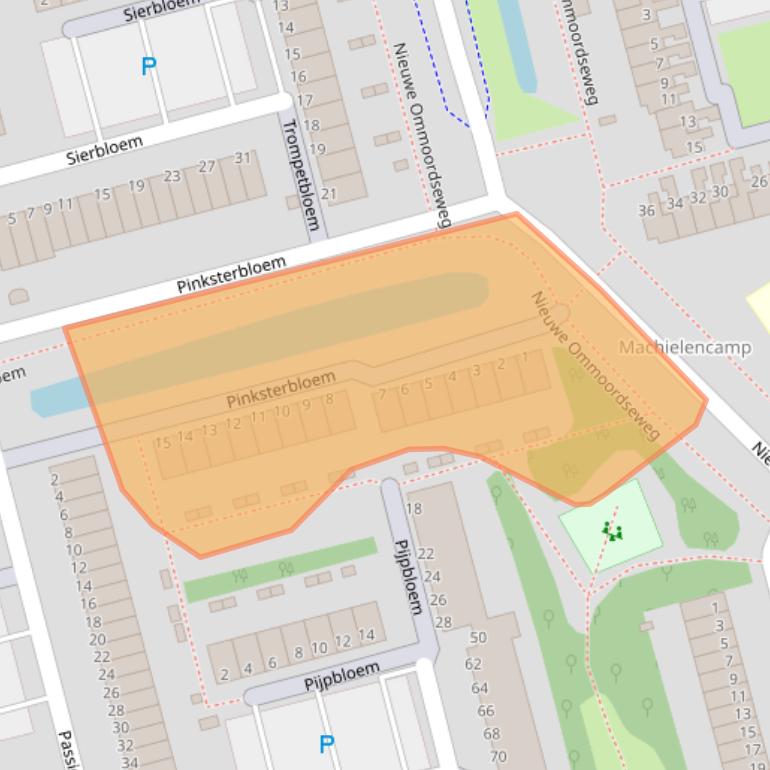 Kaart van postcodegebied 3068AL.
