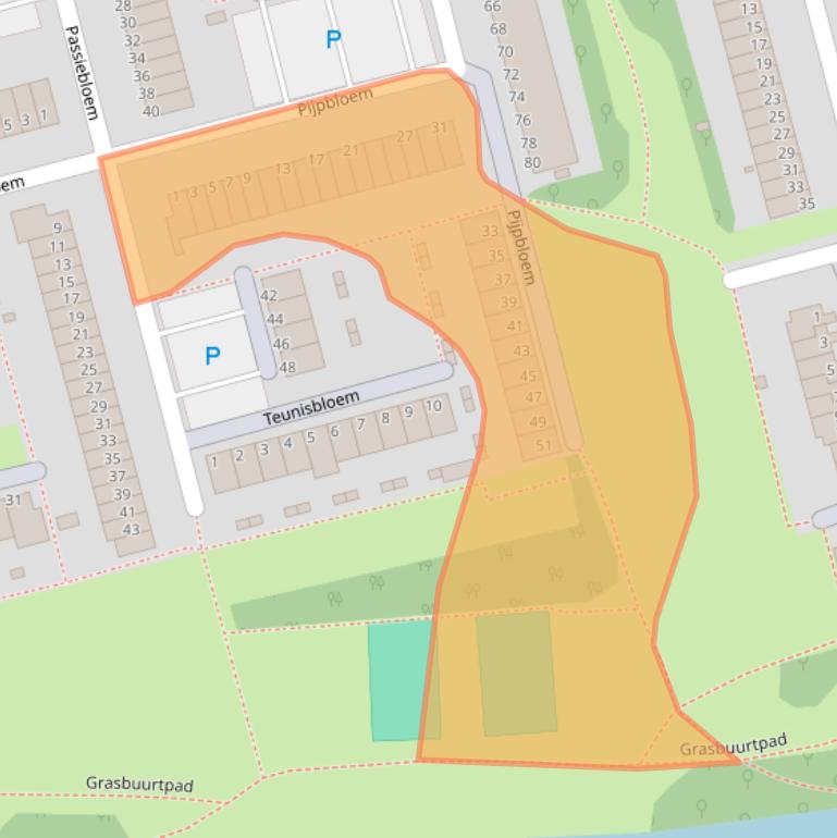Kaart van postcodegebied 3068AM.