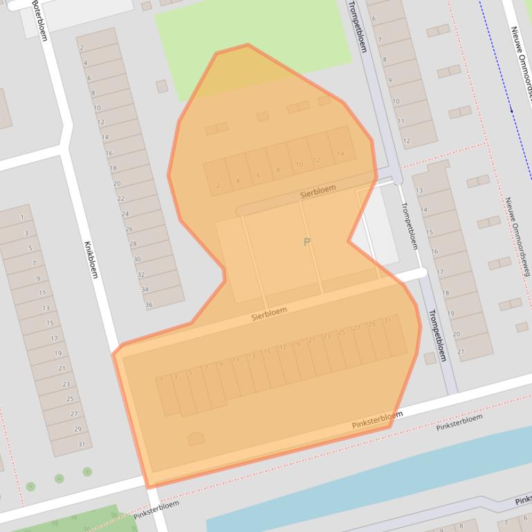 Kaart van postcodegebied 3068AP.