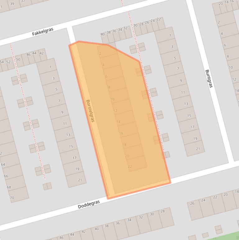 Kaart van postcodegebied 3068BJ.