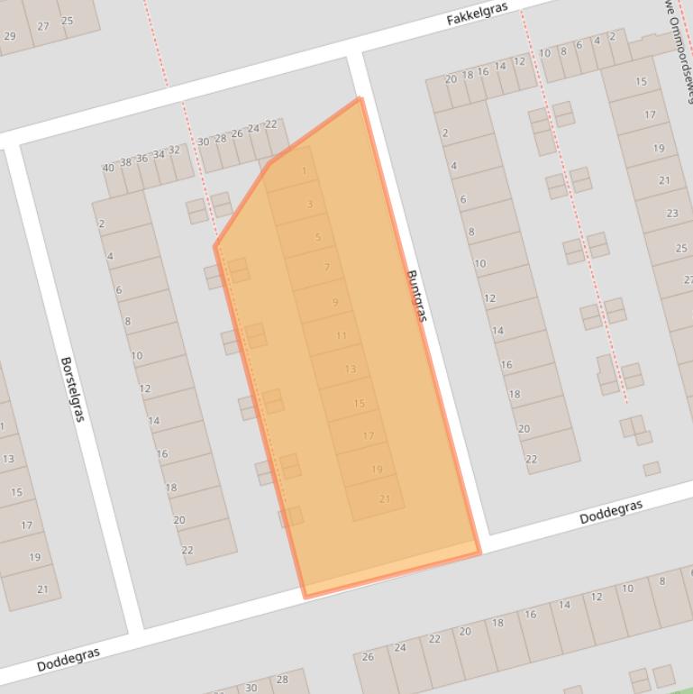 Kaart van postcodegebied 3068BK.