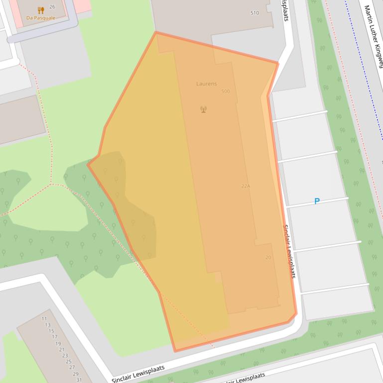 Kaart van postcodegebied 3068EC.