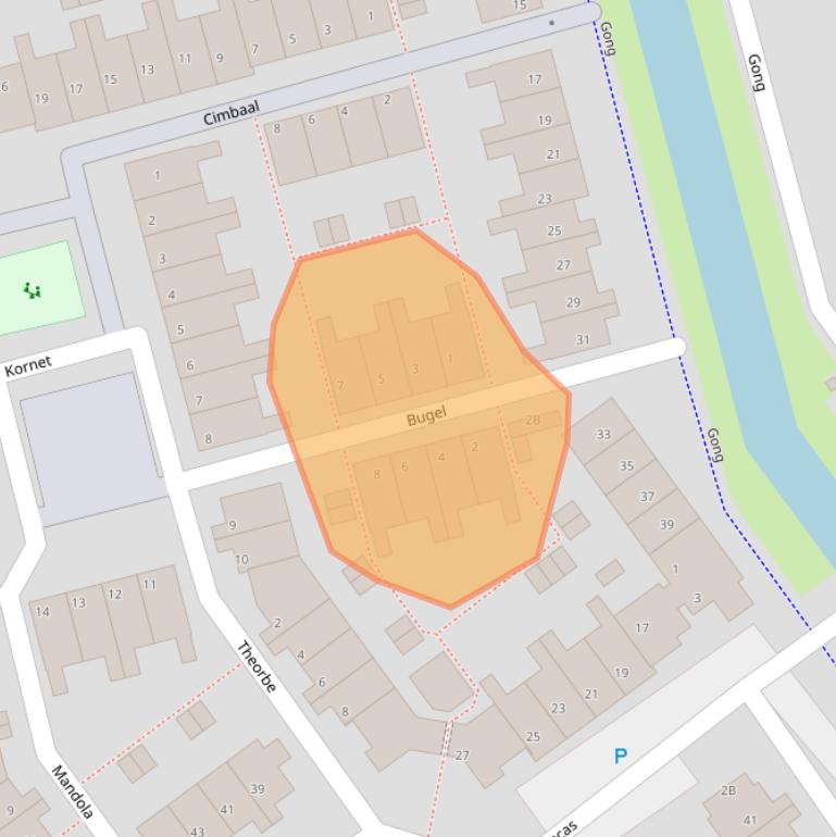 Kaart van postcodegebied 3068LK.