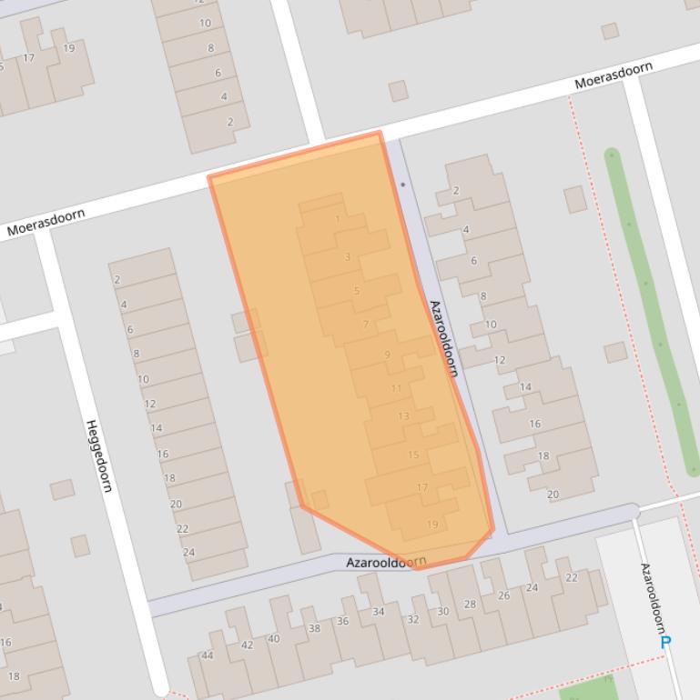 Kaart van postcodegebied 3068MC.