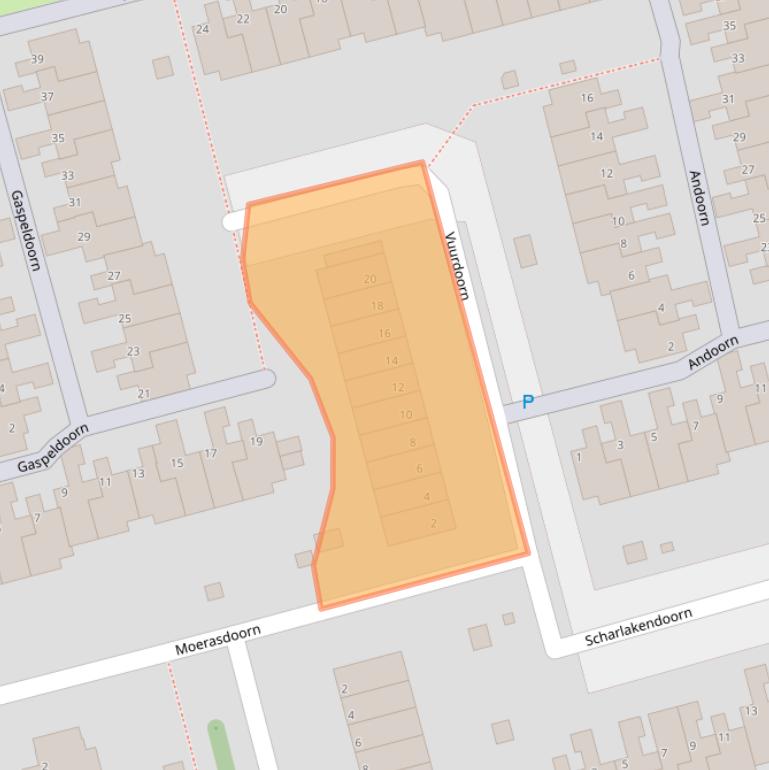 Kaart van postcodegebied 3068MV.