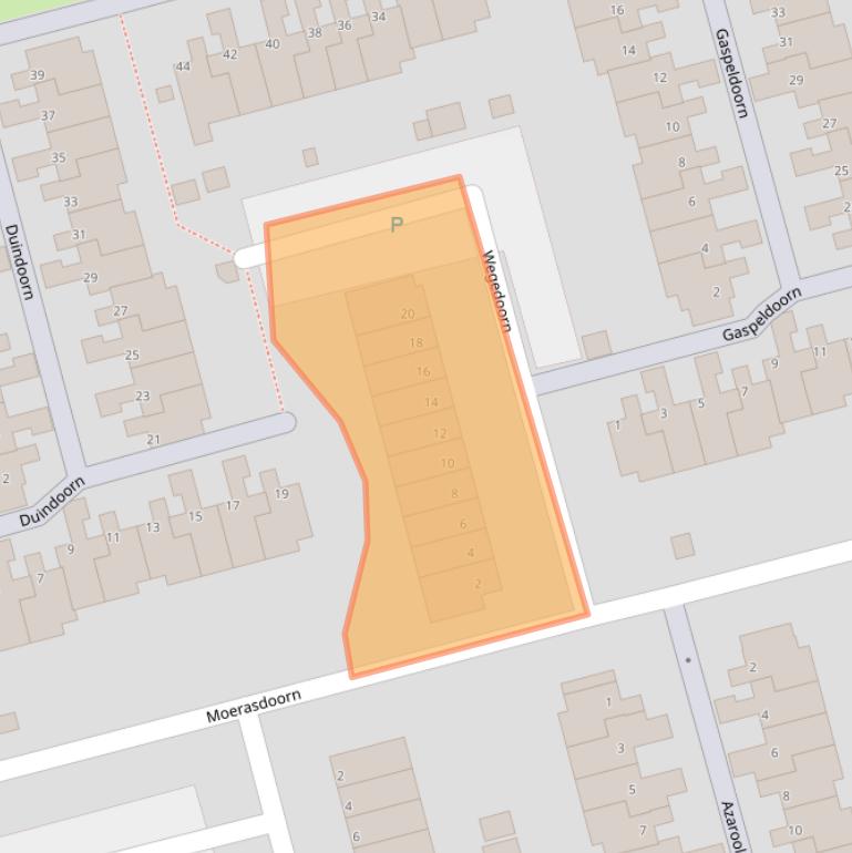 Kaart van postcodegebied 3068MX.