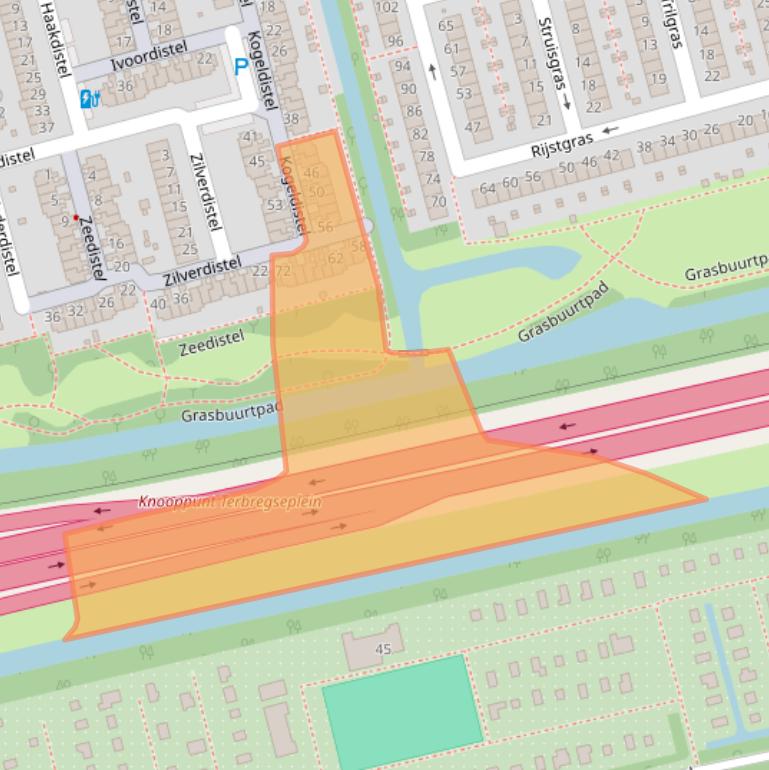 Kaart van postcodegebied 3068NK.