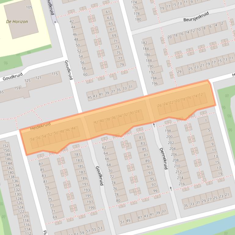 Kaart van postcodegebied 3068RV.