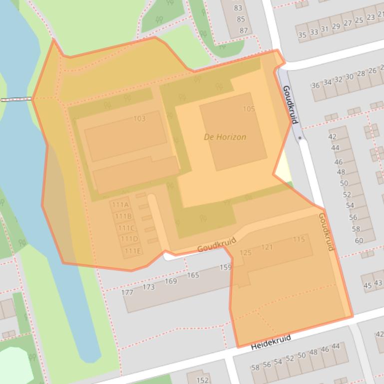 Kaart van postcodegebied 3068SV.