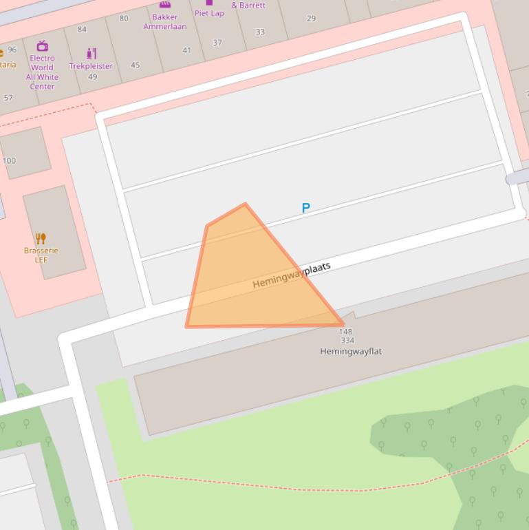 Kaart van postcodegebied 3068WP.