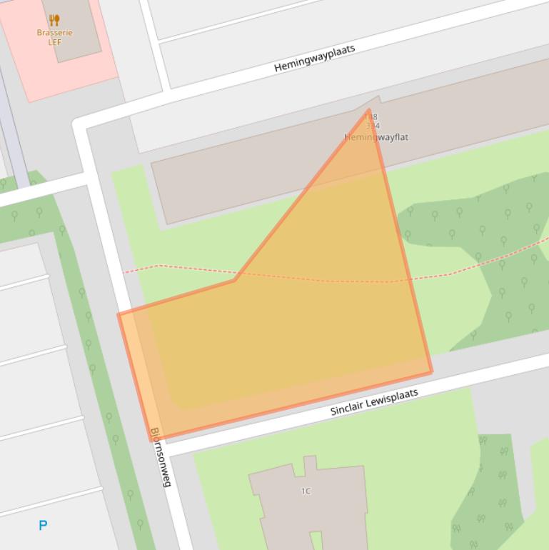 Kaart van postcodegebied 3068WS.