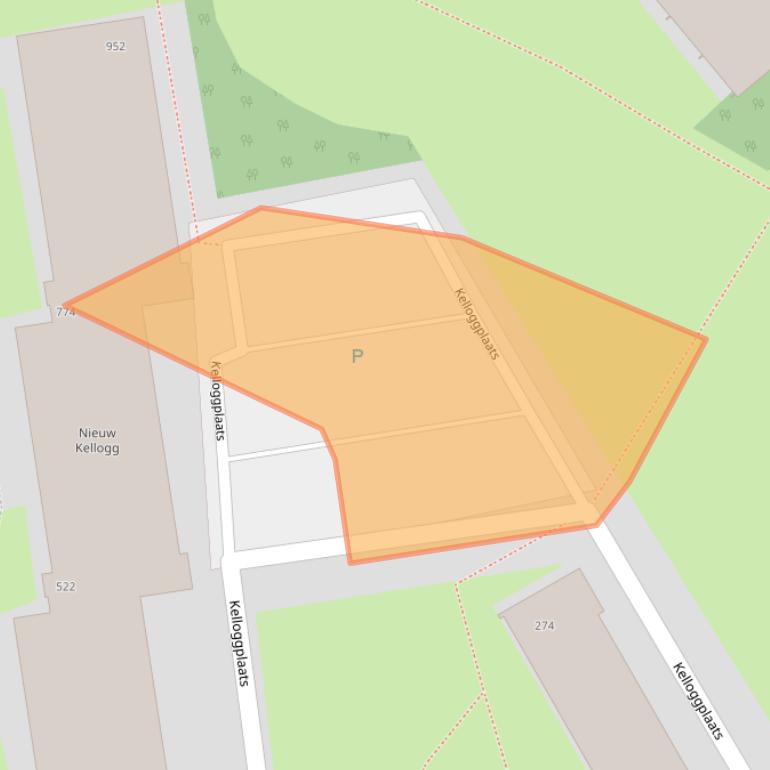 Kaart van postcodegebied 3068XK.