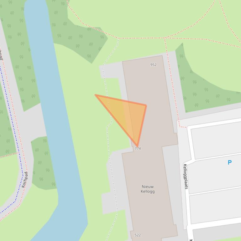 Kaart van postcodegebied 3068XM.