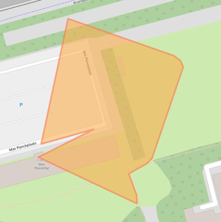 Kaart van postcodegebied 3068ZC.