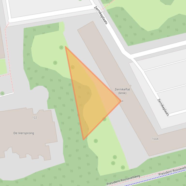 Kaart van postcodegebied 3068ZP.