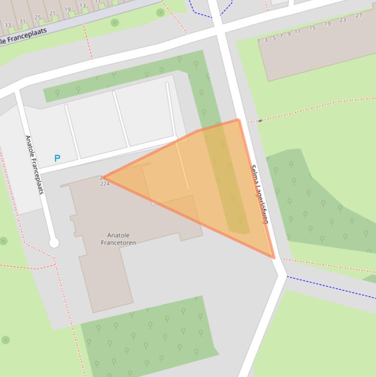 Kaart van postcodegebied 3069AE.