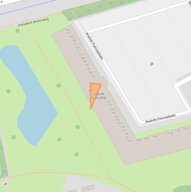 Kaart van postcodegebied 3069BG.