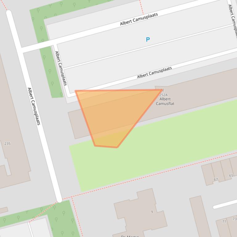 Kaart van postcodegebied 3069BR.