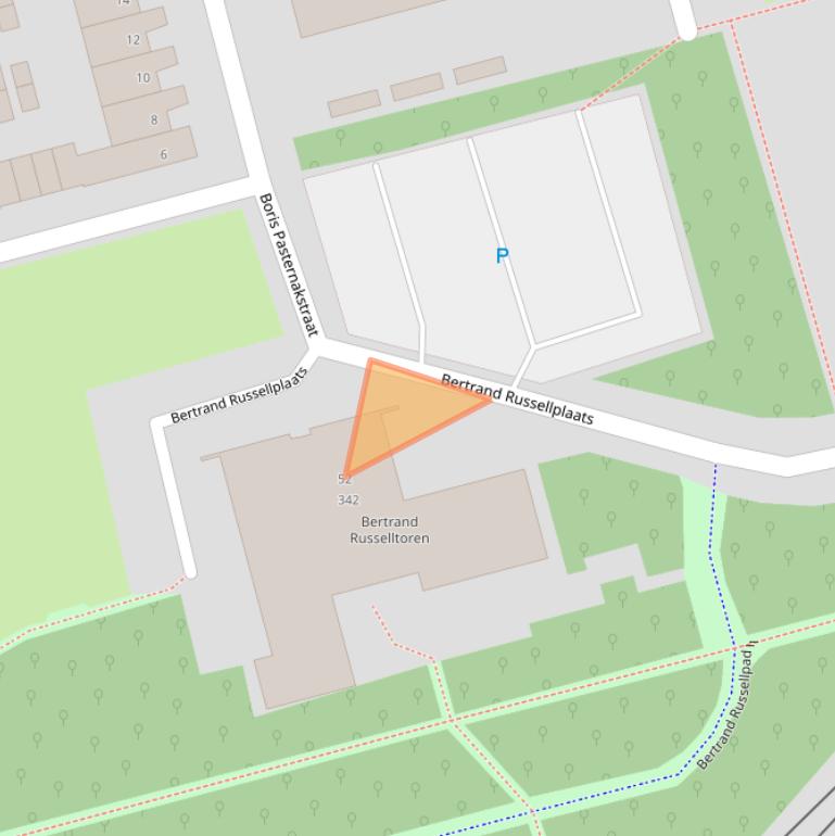 Kaart van postcodegebied 3069CC.