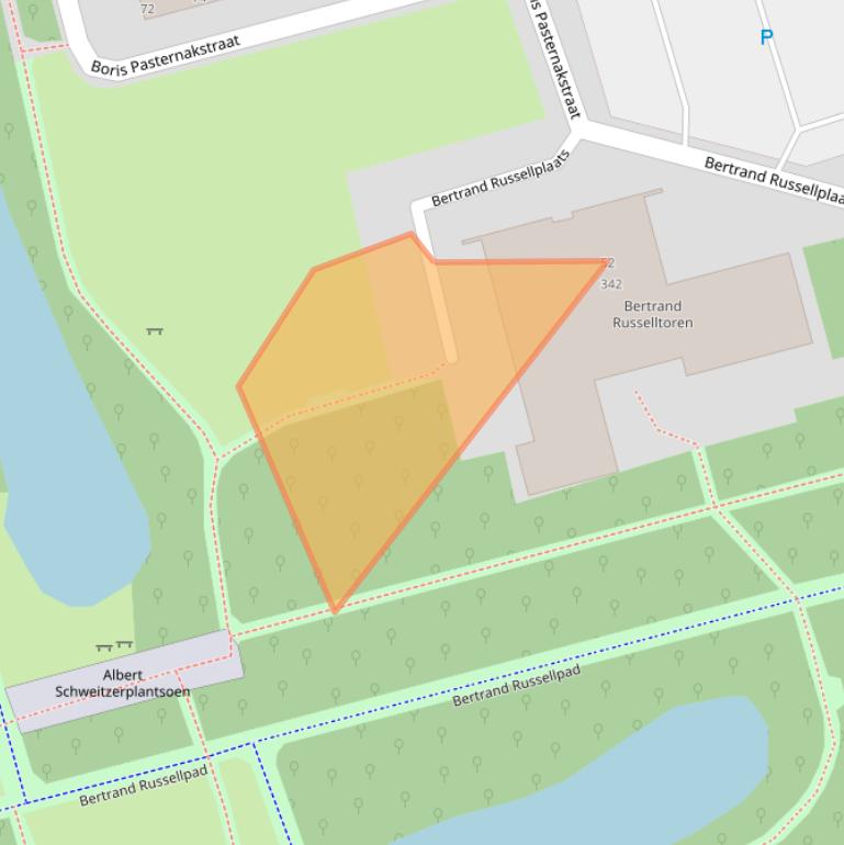 Kaart van postcodegebied 3069CD.